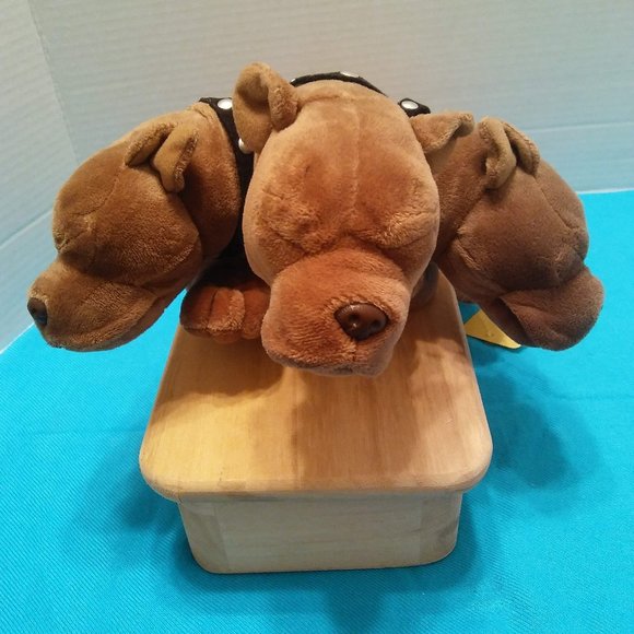3 headed dog plush